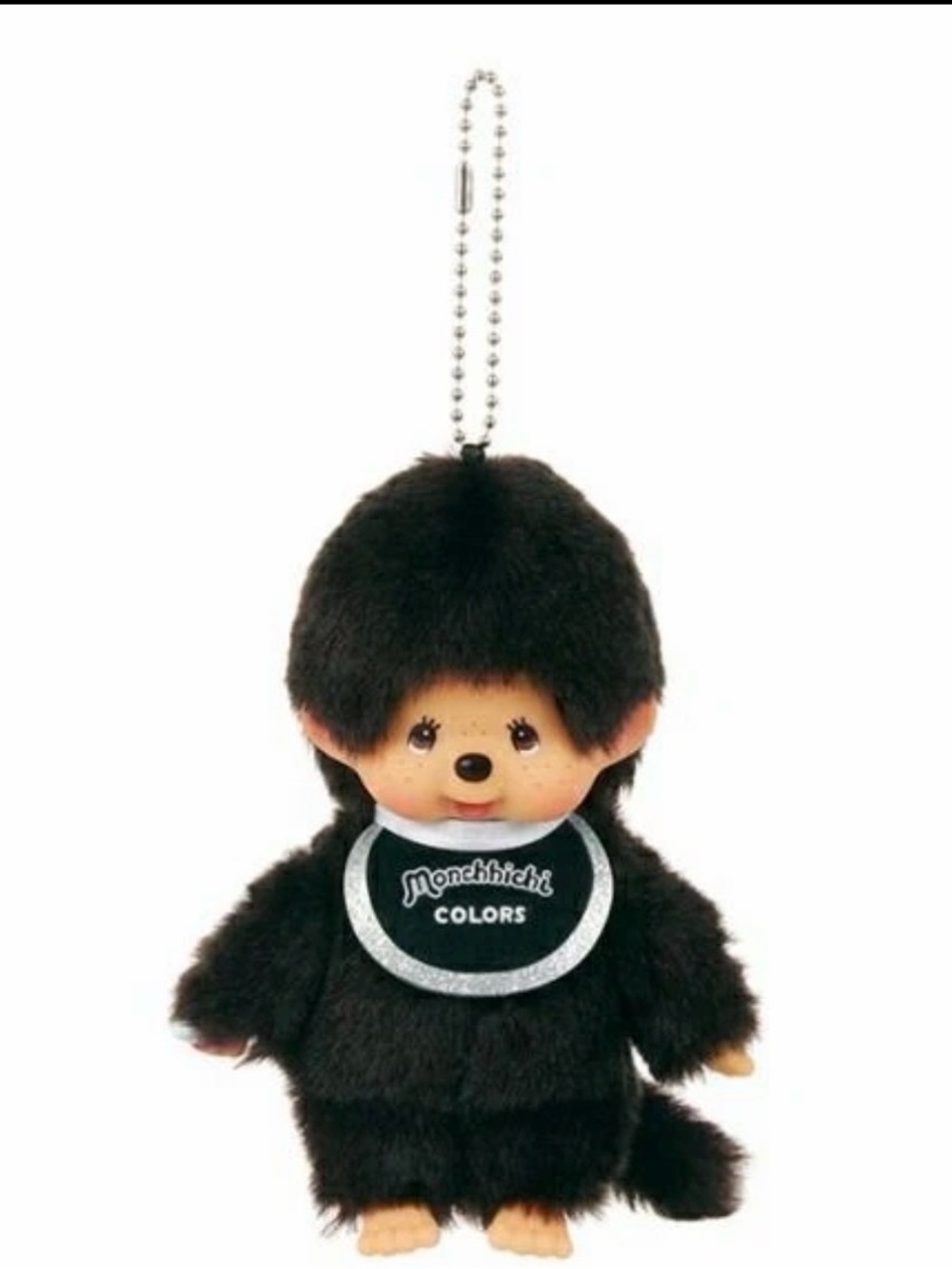 Monchhichi Black Plush Keychain - Monchhichi Colors